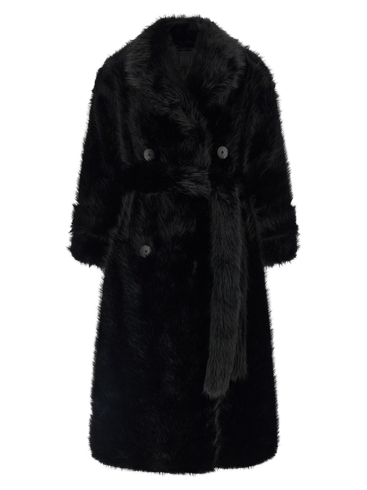 B&B COUTURE Black Polyester Coat