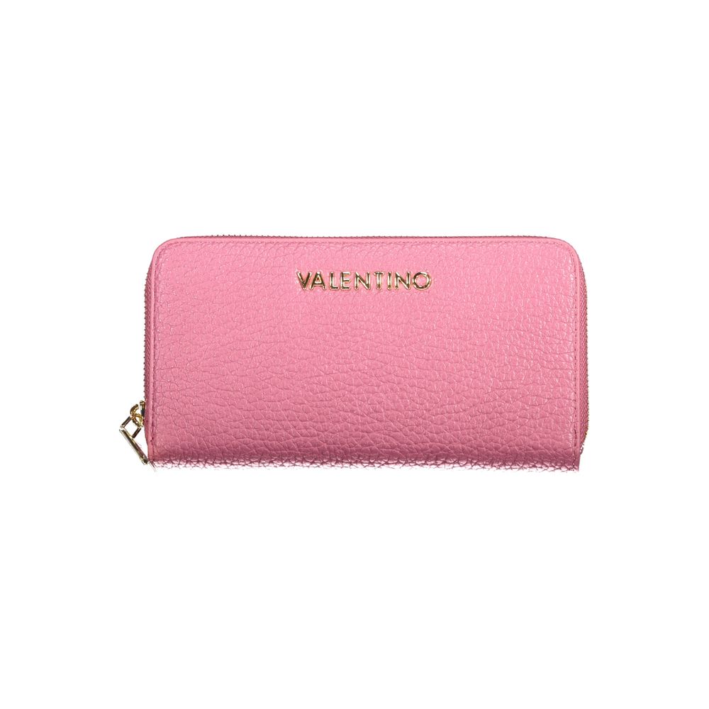 Mario Valentino Pink Polyurethane Women's Wallet