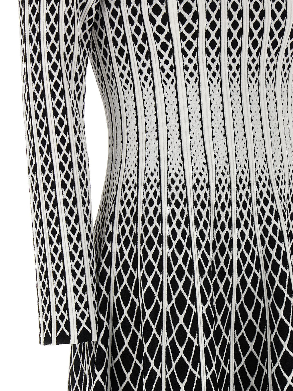 ANTONINO VALENTI Bicolor Viscose Midi Dress