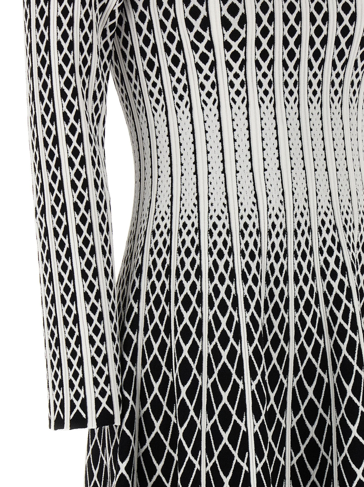 ANTONINO VALENTI Bicolor Viscose Midi Dress