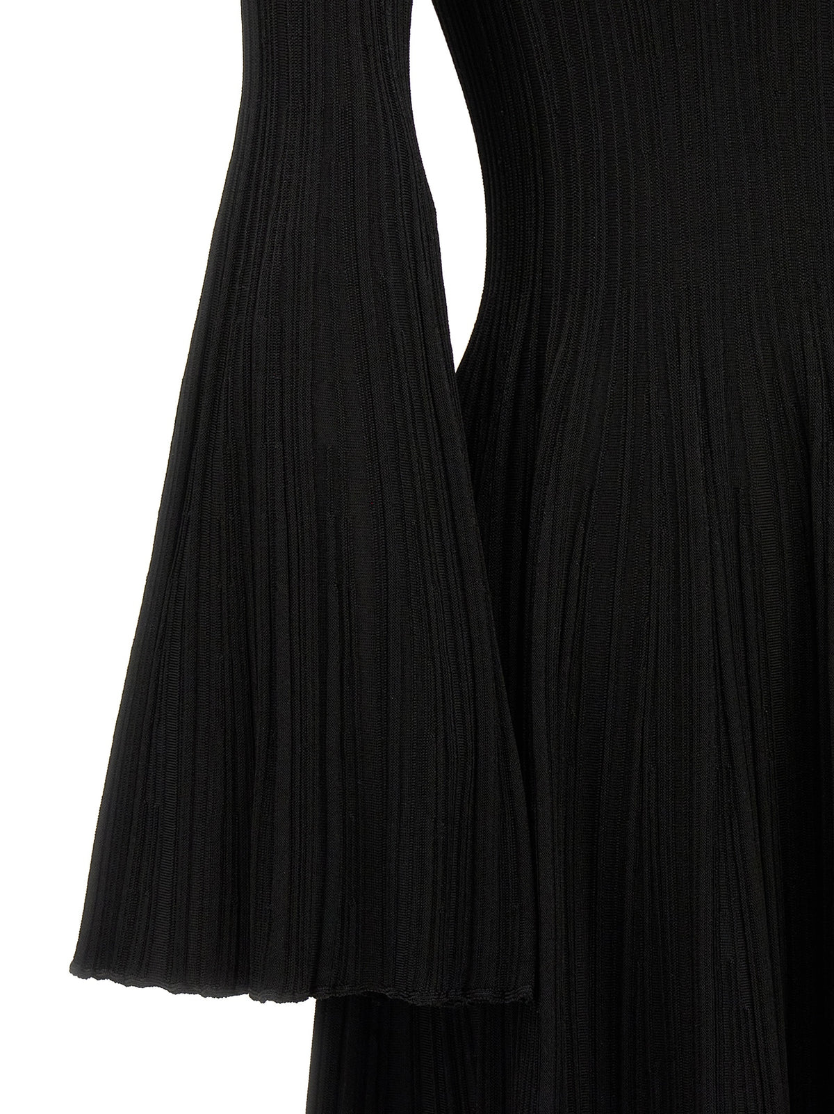 ANTONINO VALENTI Black Viscose Short Dress