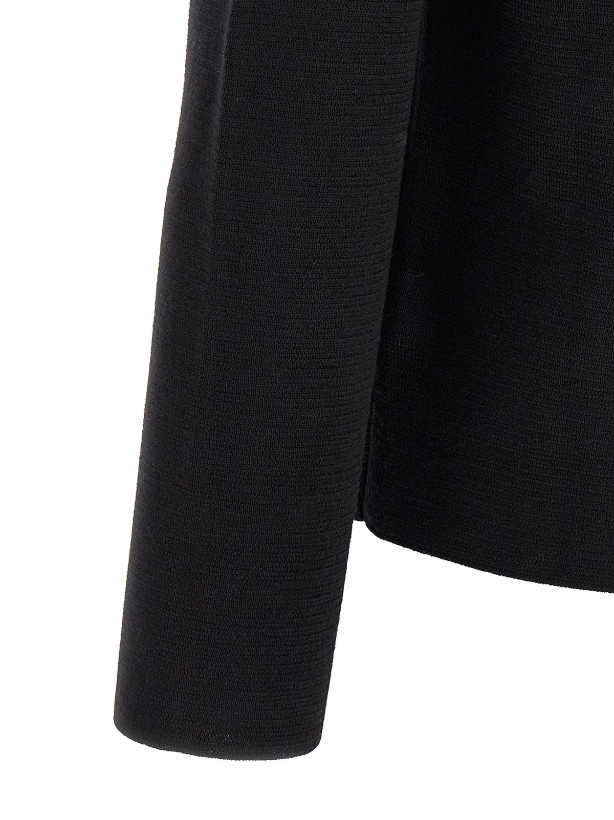 ZANONE Black Virgin Wool Cardigan