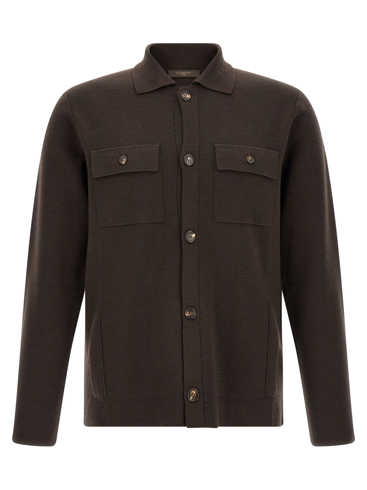 ZANONE Brown Virgin Wool Cardigan