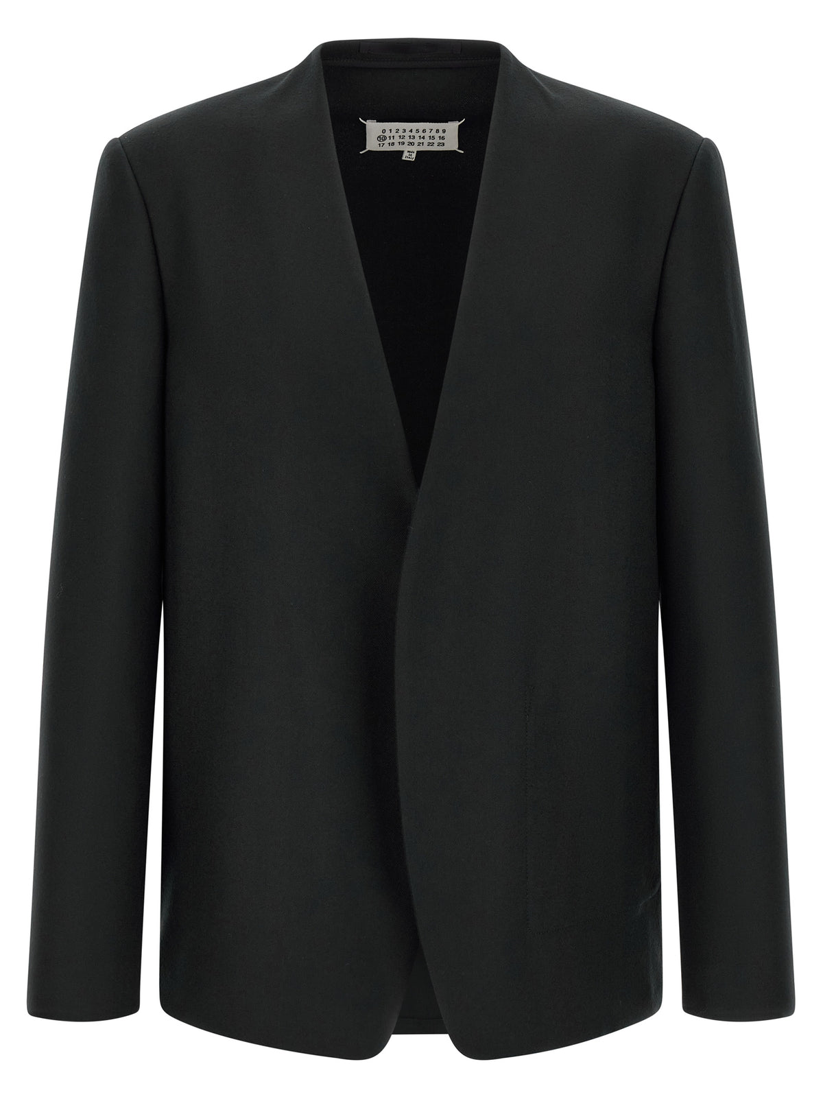 Maison Margiela Blazer aus schwarzer Schurwolle
