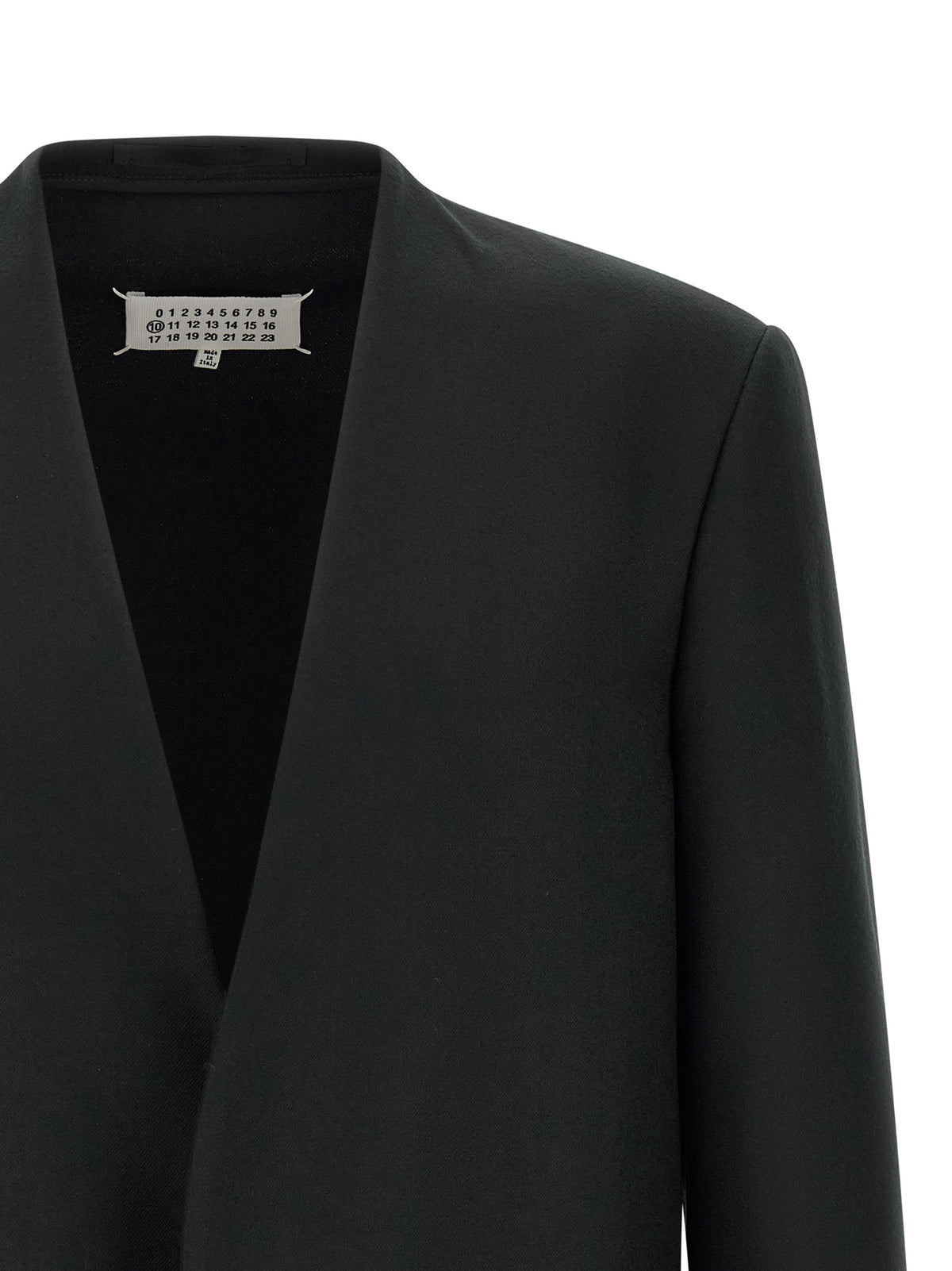 Maison Margiela Blazer aus schwarzer Schurwolle