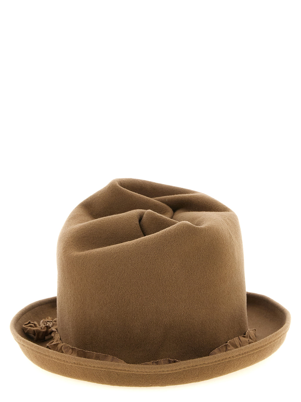 Yohji Yamamoto Beige Wool Fedora