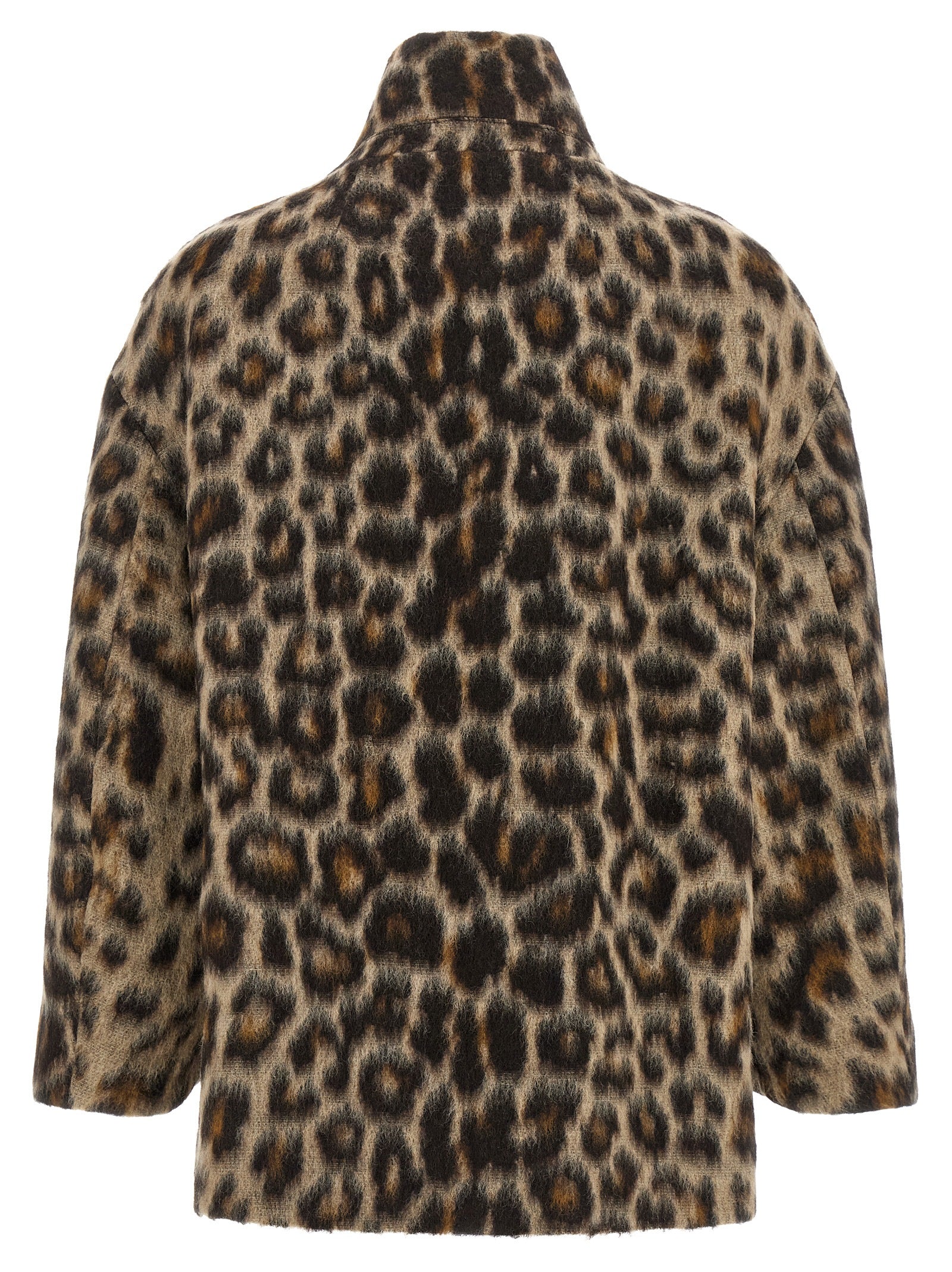 Alberto Biani Beige Wool Coat