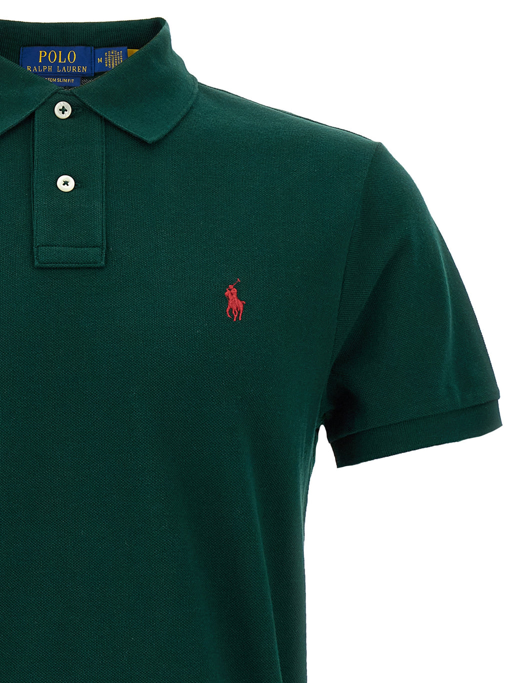 Polo Ralph Lauren Zweifarbiges Baumwoll-Poloshirt