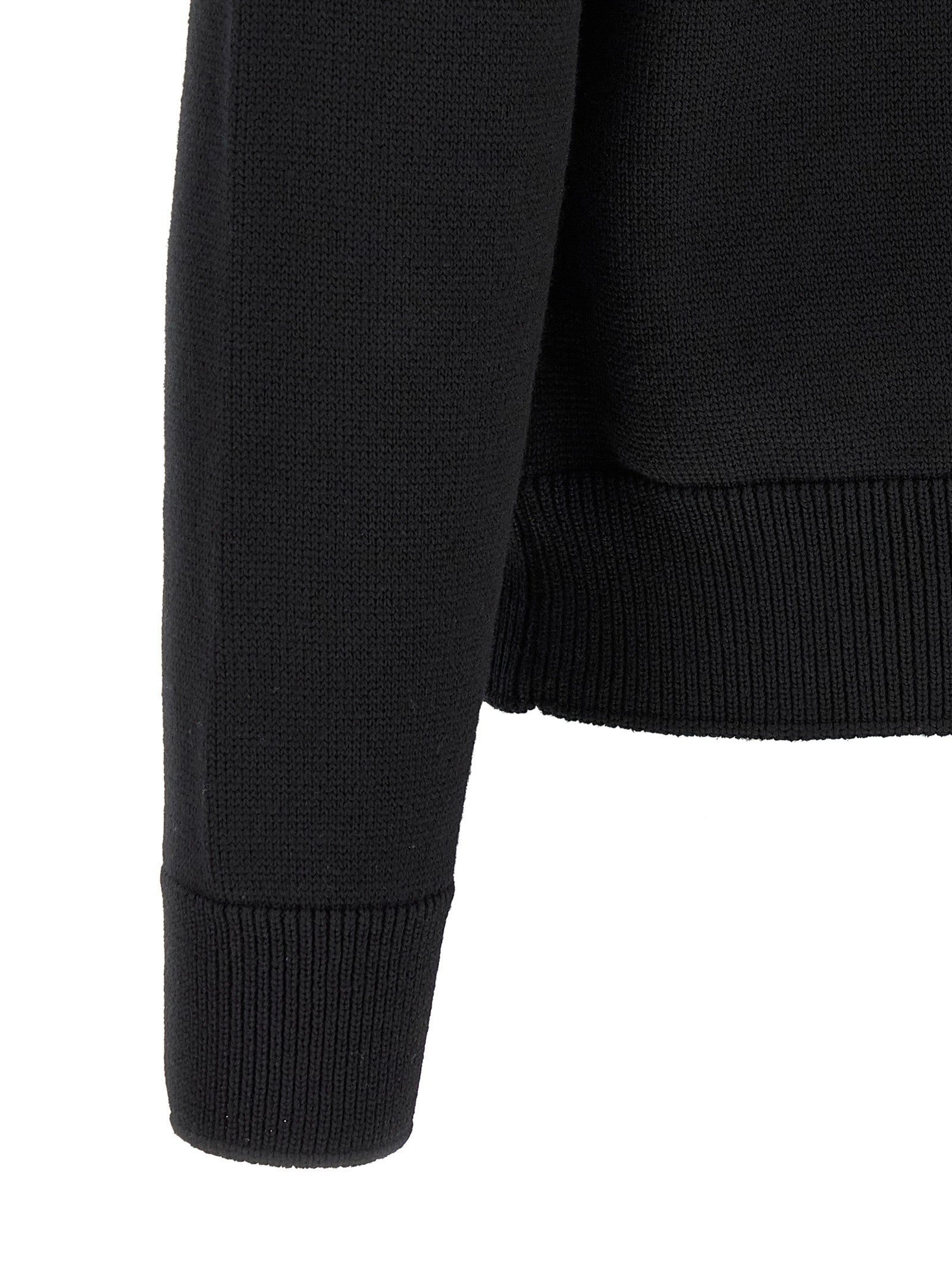 Moncler Black Polyamide Cardigan