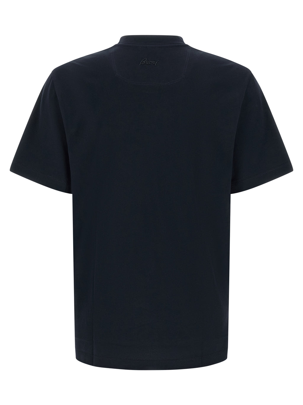 Brioni Blue Cotton T-Shirt