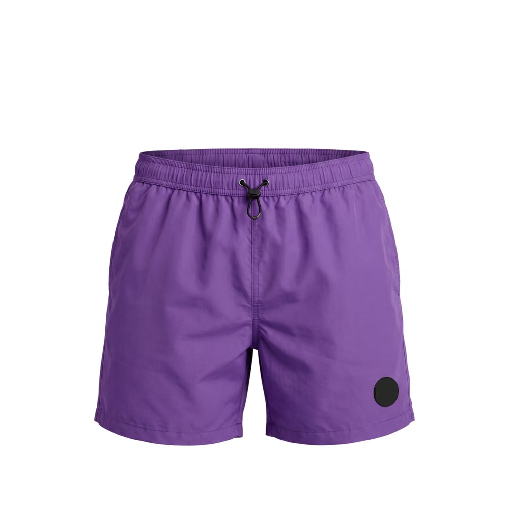 Trussardi Beachwear Lila Polyester Badeshorts für Herren