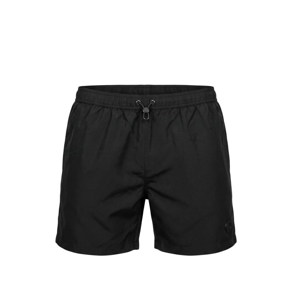 Trussardi Beachwear Schwarze Badeshorts aus Polyester für Herren
