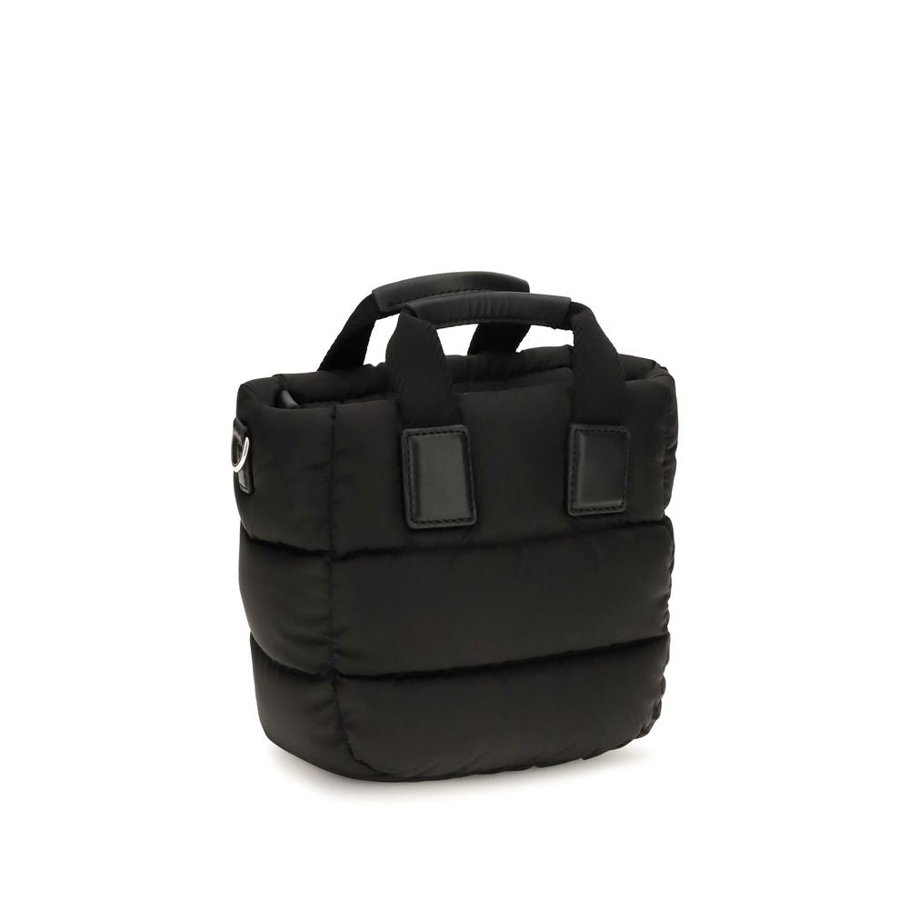 Moncler Schwarze Nylon Handtasche