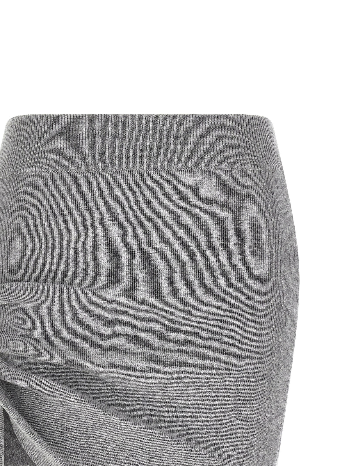 Giuseppe Di Morabito Gray Virgin Wool Long Skirt