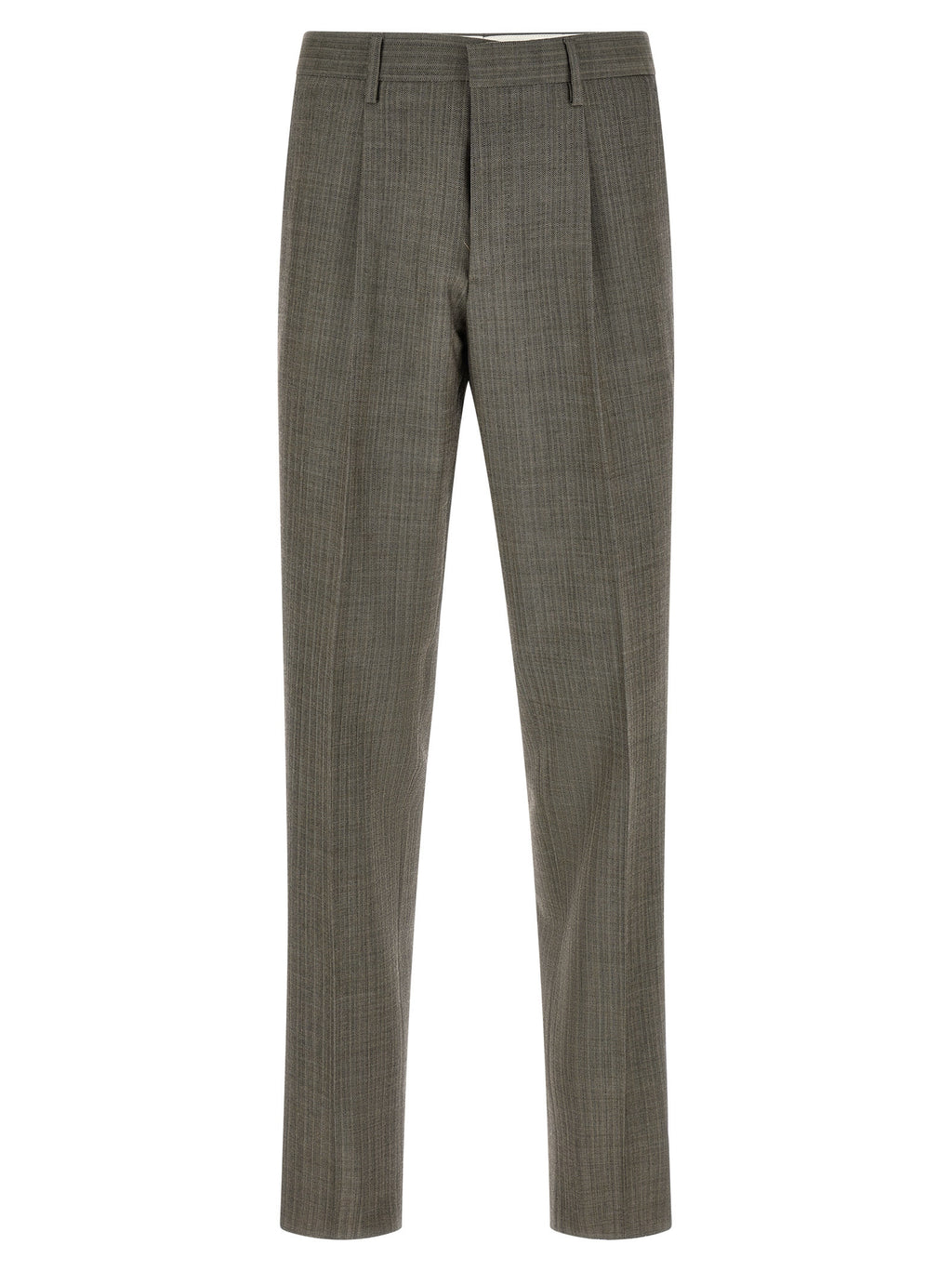 Lardini Gray Virgin Wool Two-Piece Suit