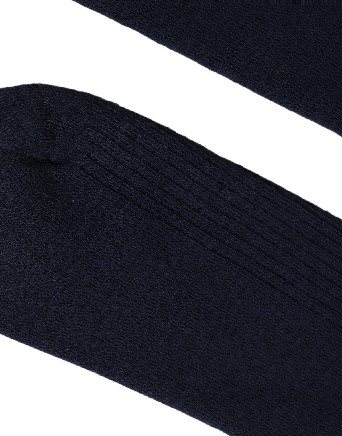 Dolce & Gabbana Herren kniehohe Socken marineblau mit DG-Logo