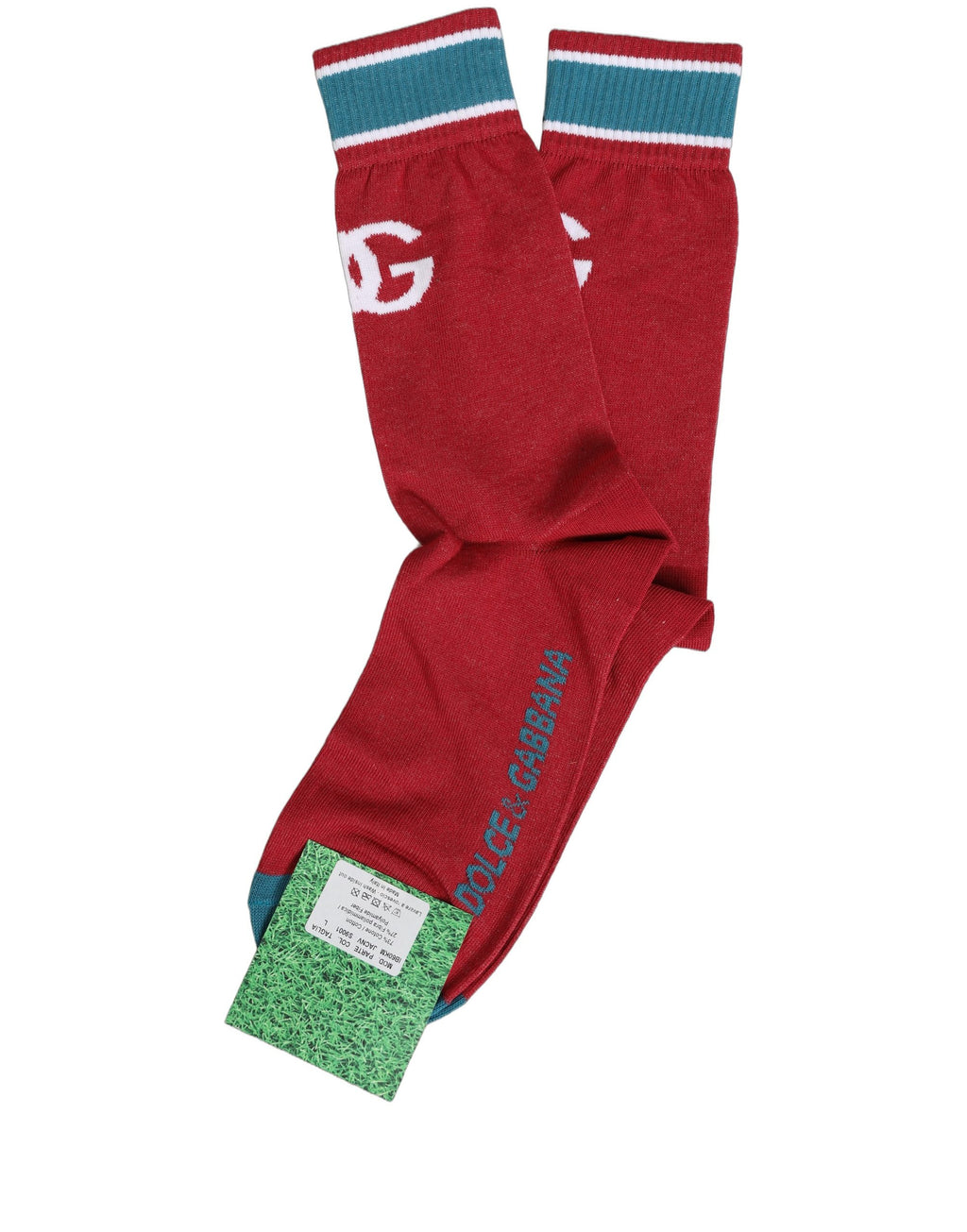 Dolce & Gabbana Herren Socken Aus Mehrfarbiger Baumwolle Mit Wadenhohem Schnitt