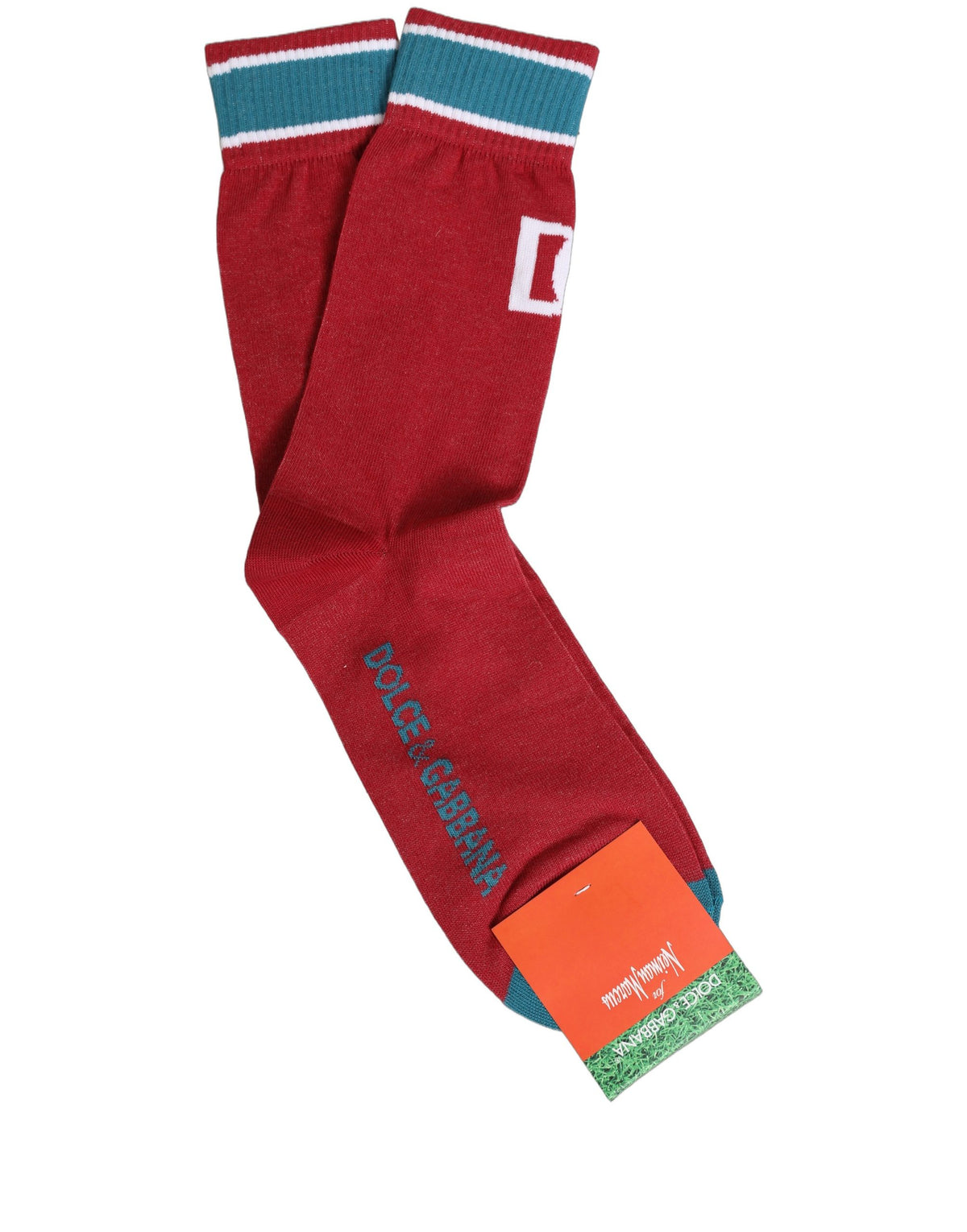 Dolce & Gabbana Herren Socken Aus Mehrfarbiger Baumwolle Mit Wadenhohem Schnitt