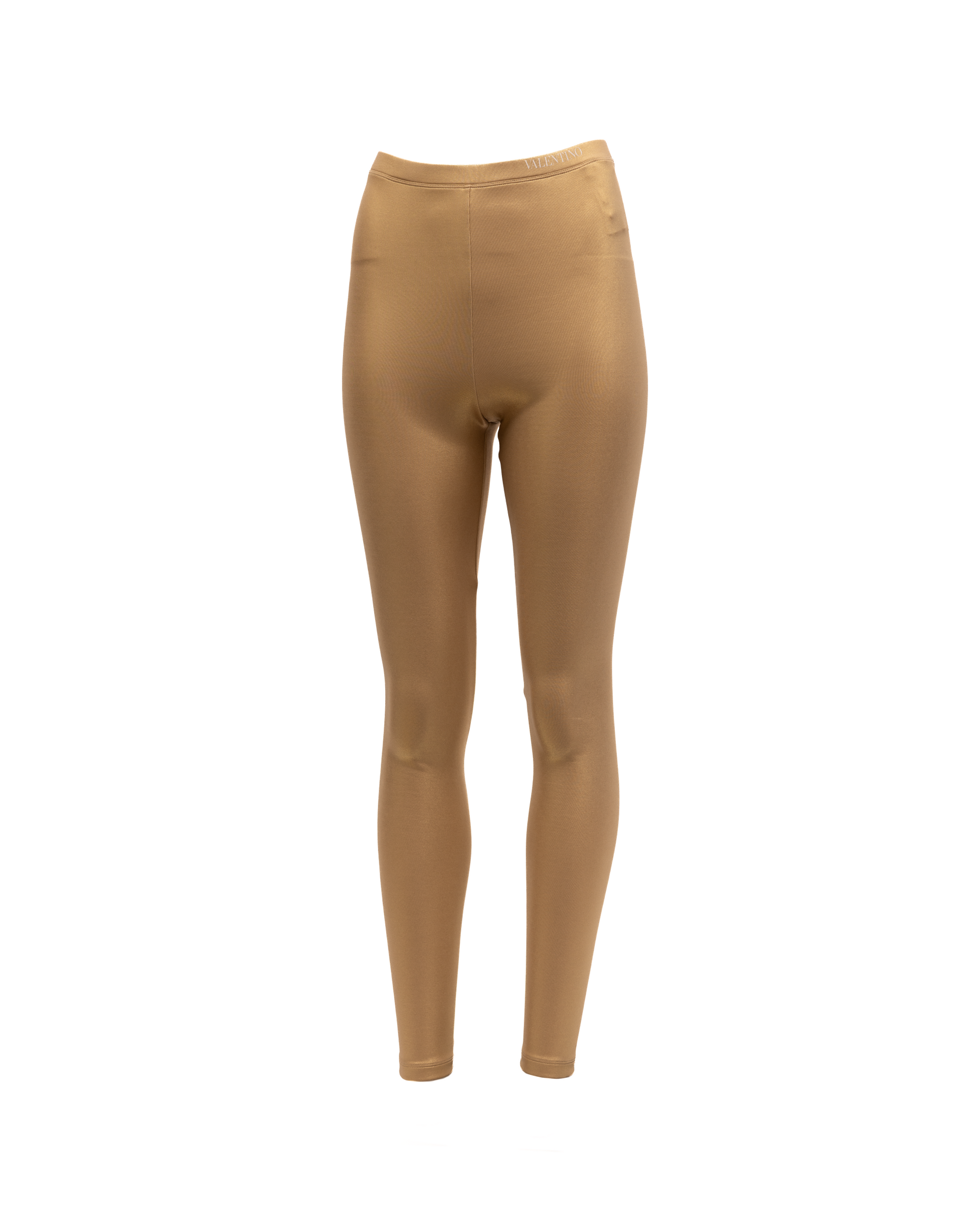 Valentino Garavani Women Leggings in Gold