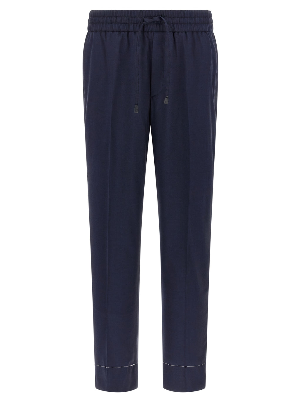 Brioni Blue Wool Casual Pants