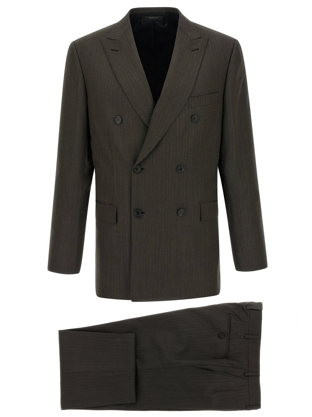 Brioni Brown Wool Two-Piece Suit