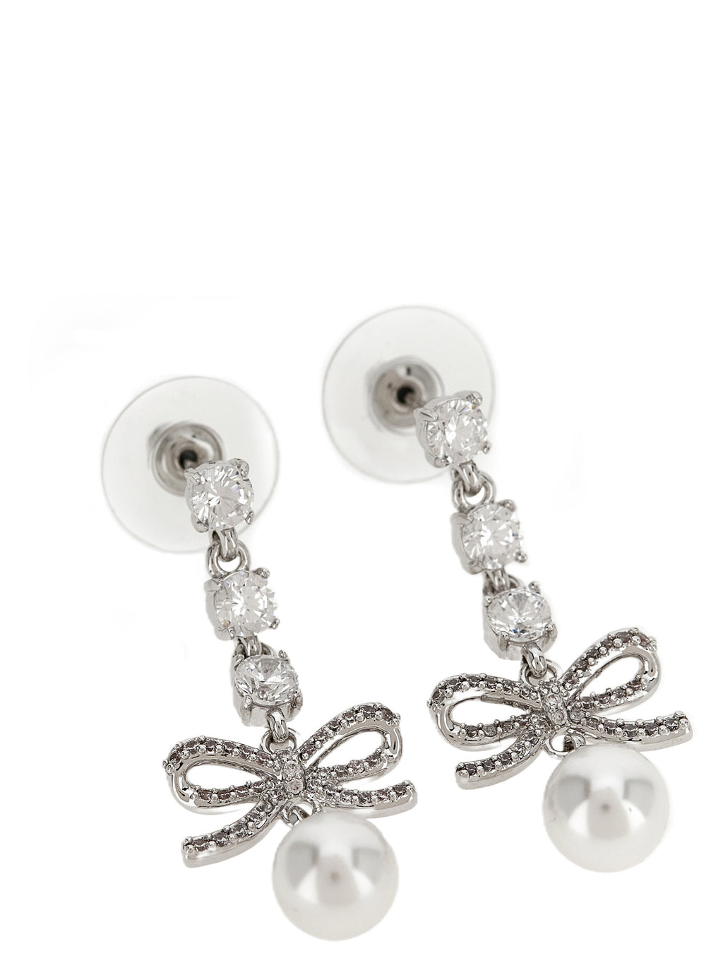 Self-Portrait Silver Brass Earrings