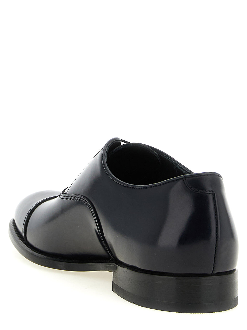Doucal's Oxfords und Derbys aus blauem Lammleder