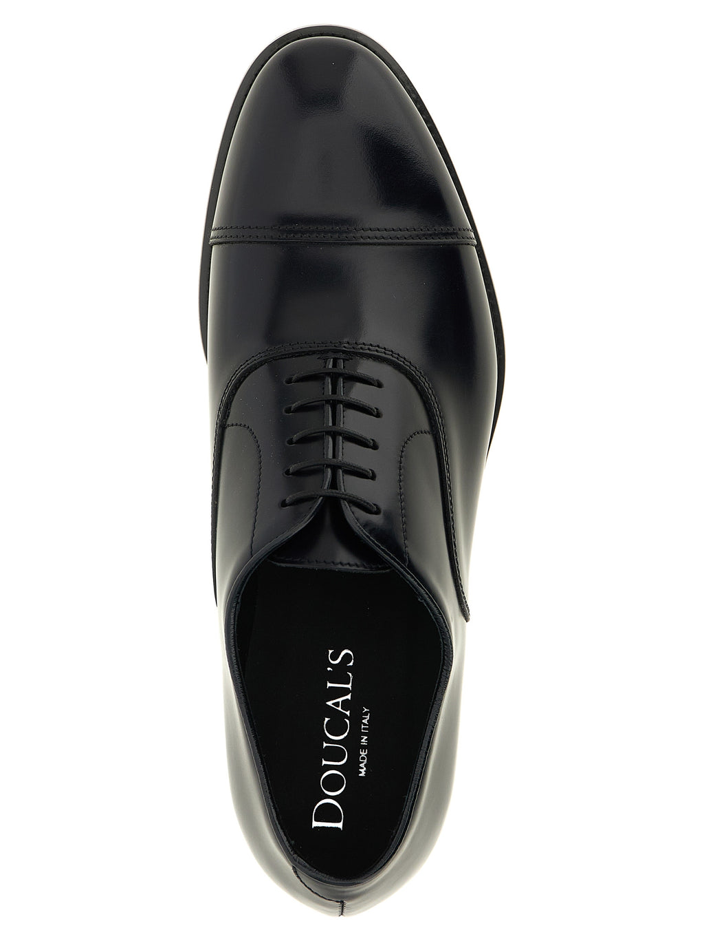 Doucal's Oxfords und Derbys aus blauem Lammleder