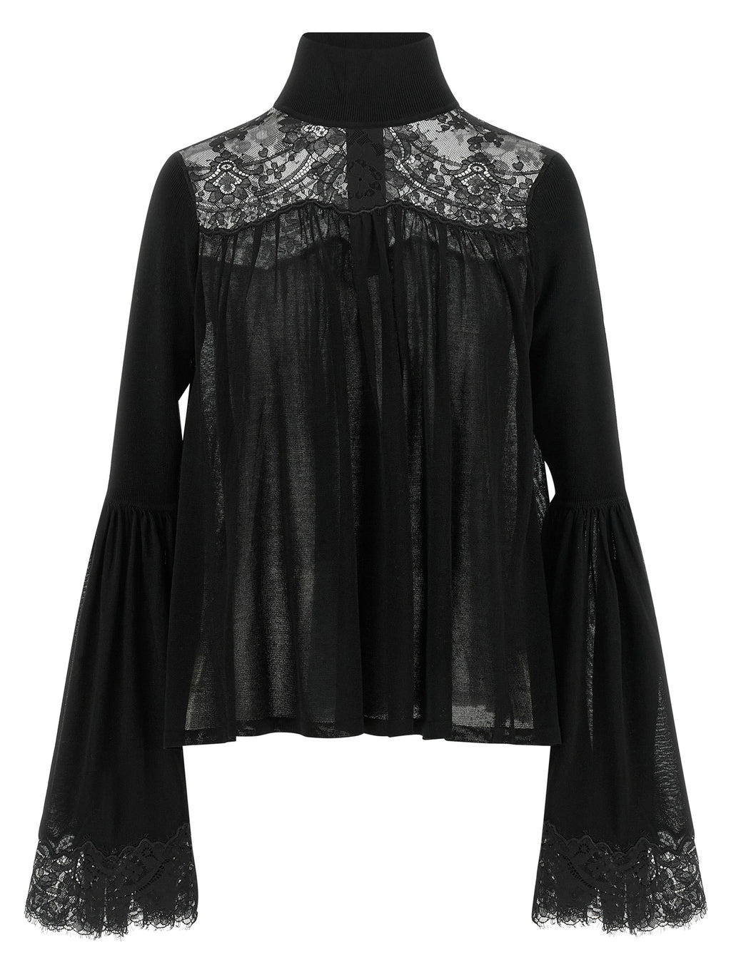 Zimmermann Black Lyocell Blouse