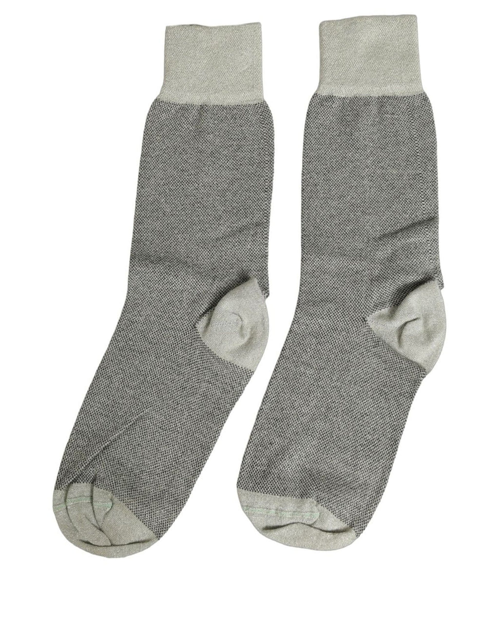 Dolce & Gabbana Anthrazitgraue Logo-Wadenlange Damen-Socken