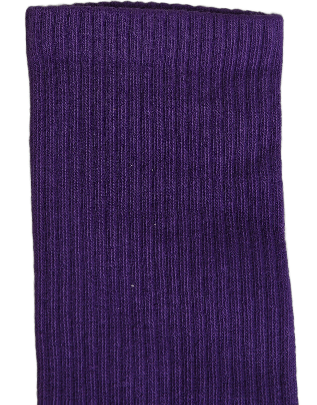 Dolce & Gabbana Violette Baumwoll-Rippstrick-Wadenhohe Socken für Damen