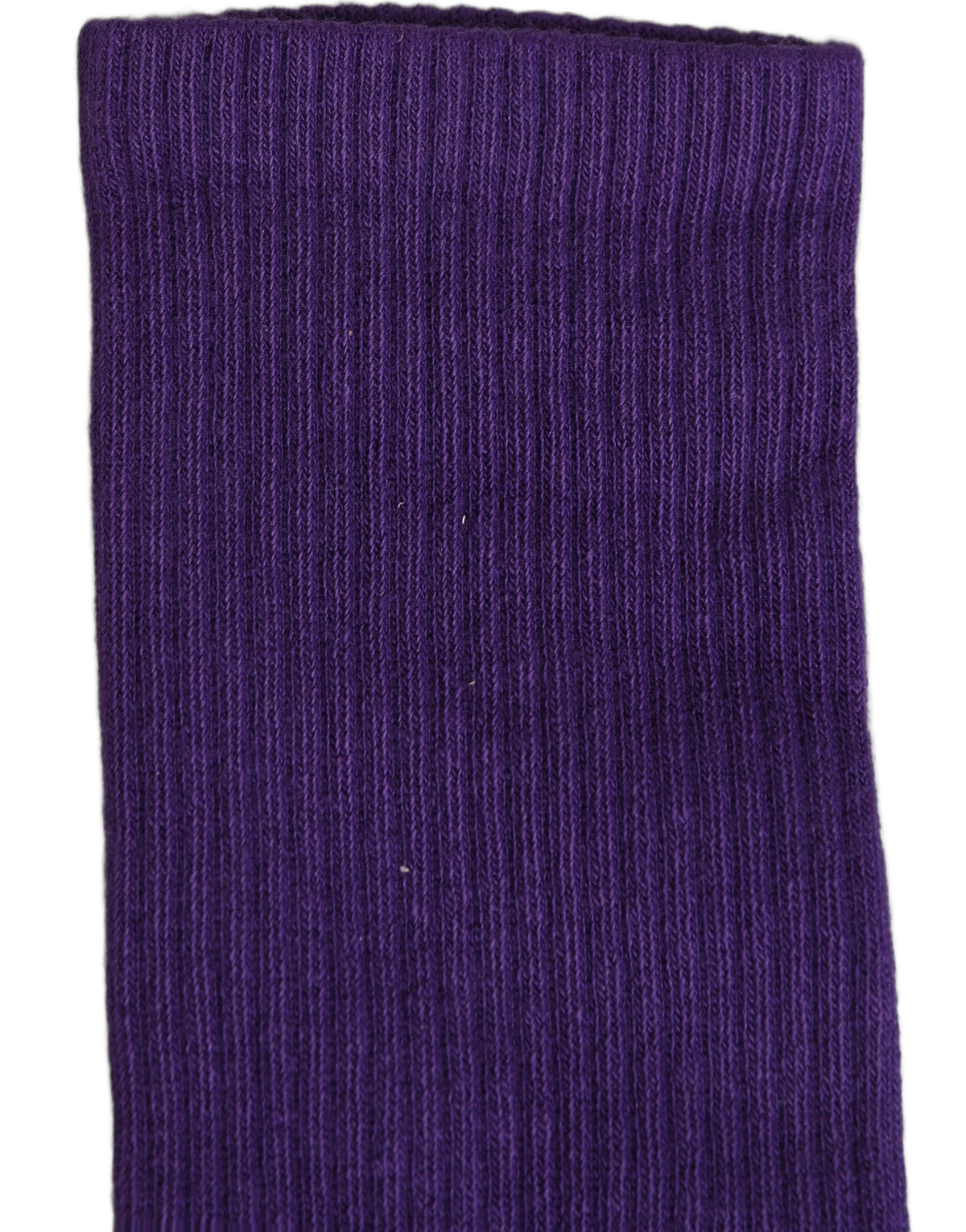 Dolce & Gabbana Violette Baumwoll-Rippstrick-Wadenhohe Socken für Damen