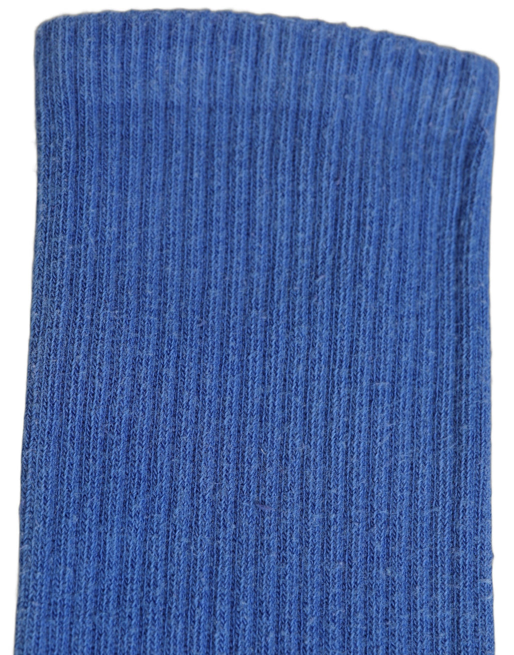 Dolce & Gabbana Blaue Damen-Socken aus gerippter Baumwolle, wadenhoch