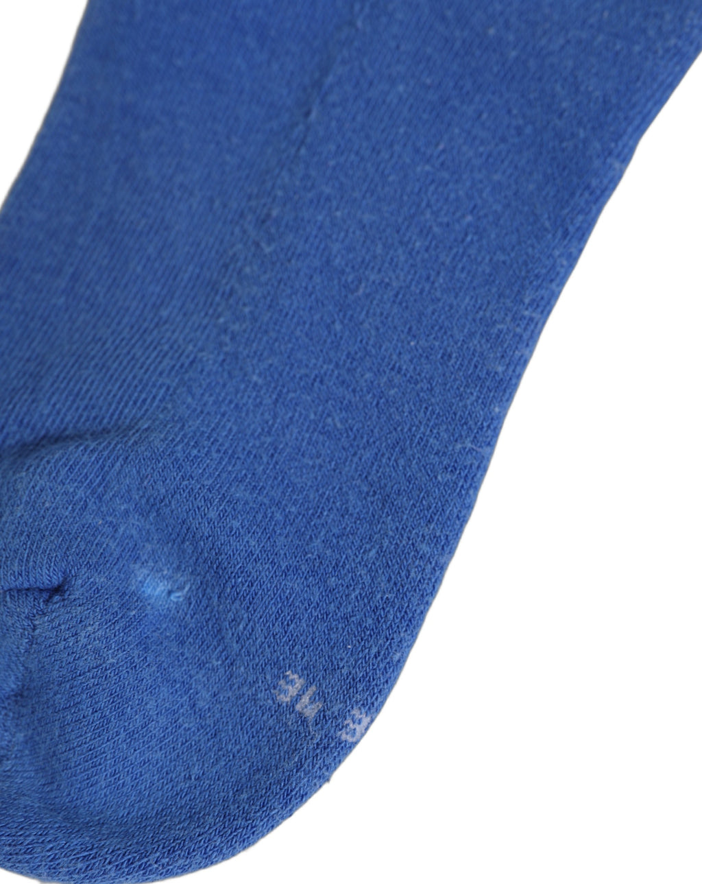 Dolce & Gabbana Blaue Damen-Socken aus gerippter Baumwolle, wadenhoch