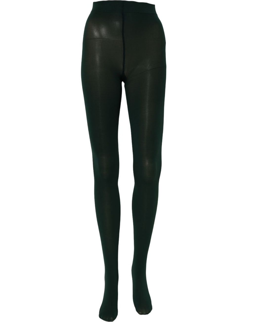 Dolce & Gabbana Dunkelgrüne Nylonstrumpfhose Socken