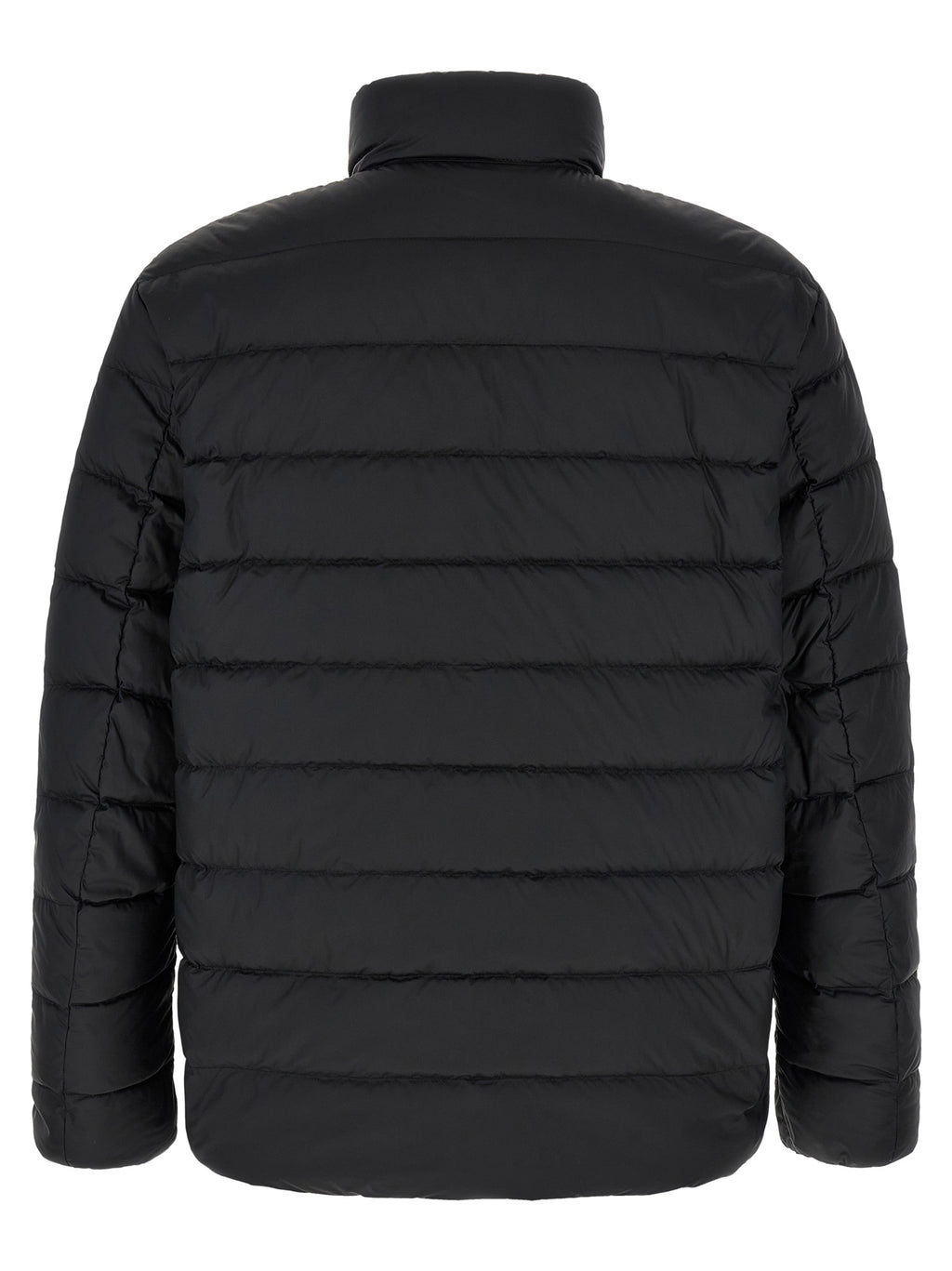 Polo Ralph Lauren Schwarze Polyester-Jacke in voller Länge