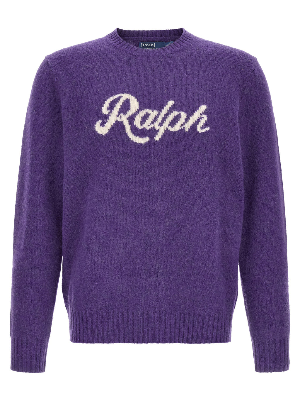 Polo Ralph Lauren Strickjacke aus violetter Wolle