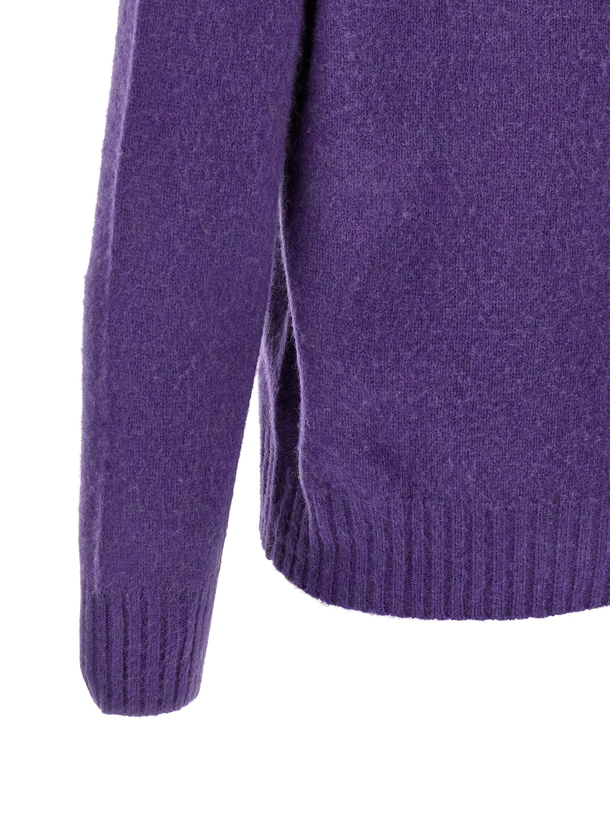 Polo Ralph Lauren Strickjacke aus violetter Wolle