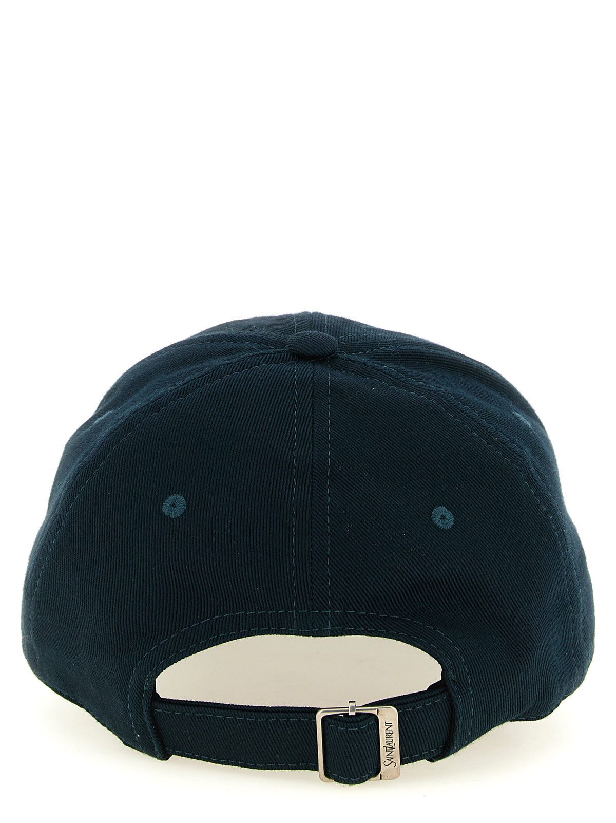 Saint Laurent zweifarbige Baumwoll-Cap (Baseballkappe)