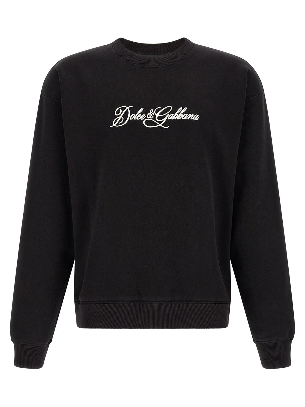Dolce & Gabbana Schwarzes Baumwoll-Sweatshirt