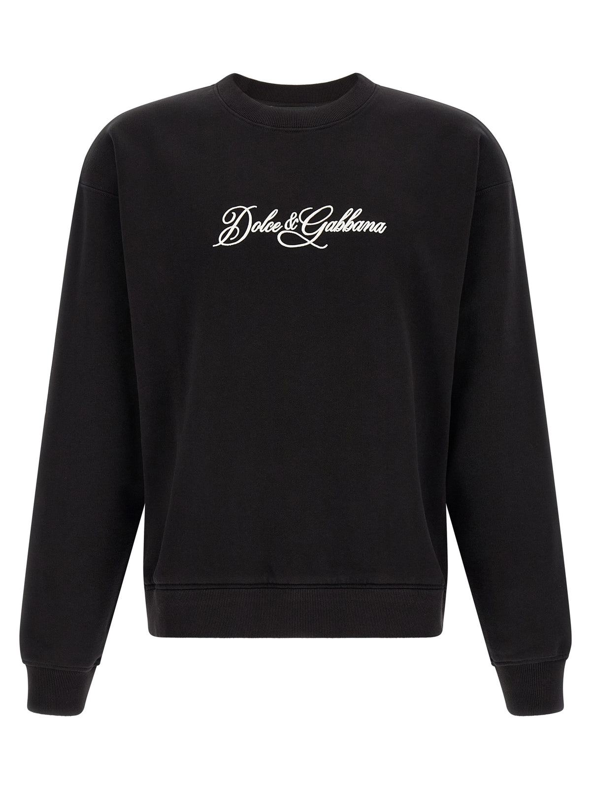 Dolce & Gabbana Schwarzes Baumwoll-Sweatshirt