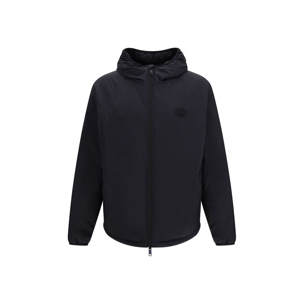 Burberry Schwarze Nylon Steppjacke