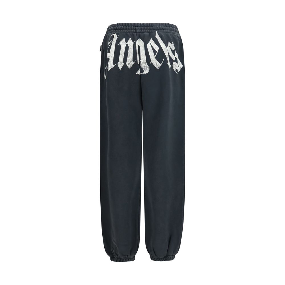 Palm Angels graue Baumwoll-Jogginghose