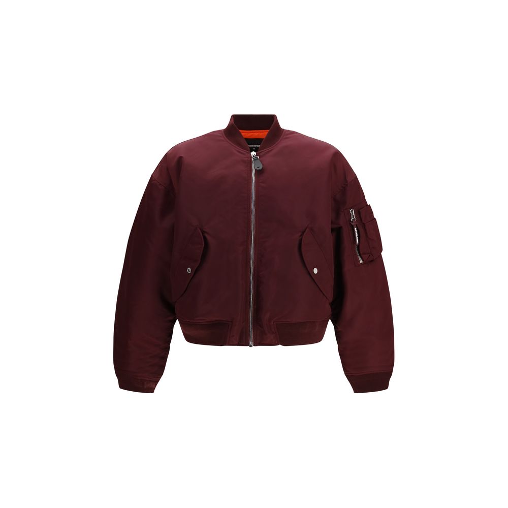 Dsquared² Bordeaux Nylon-Bomberjacke