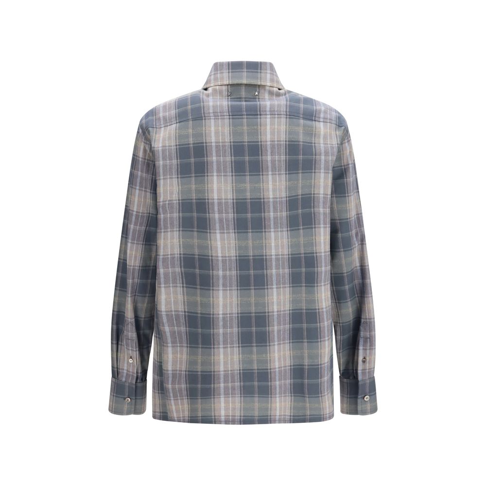 Golden Goose Hemd aus Baumwolle mit mehrfarbigem Muster