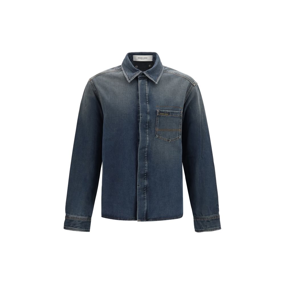 Golden Goose Jeanshemd Blau
