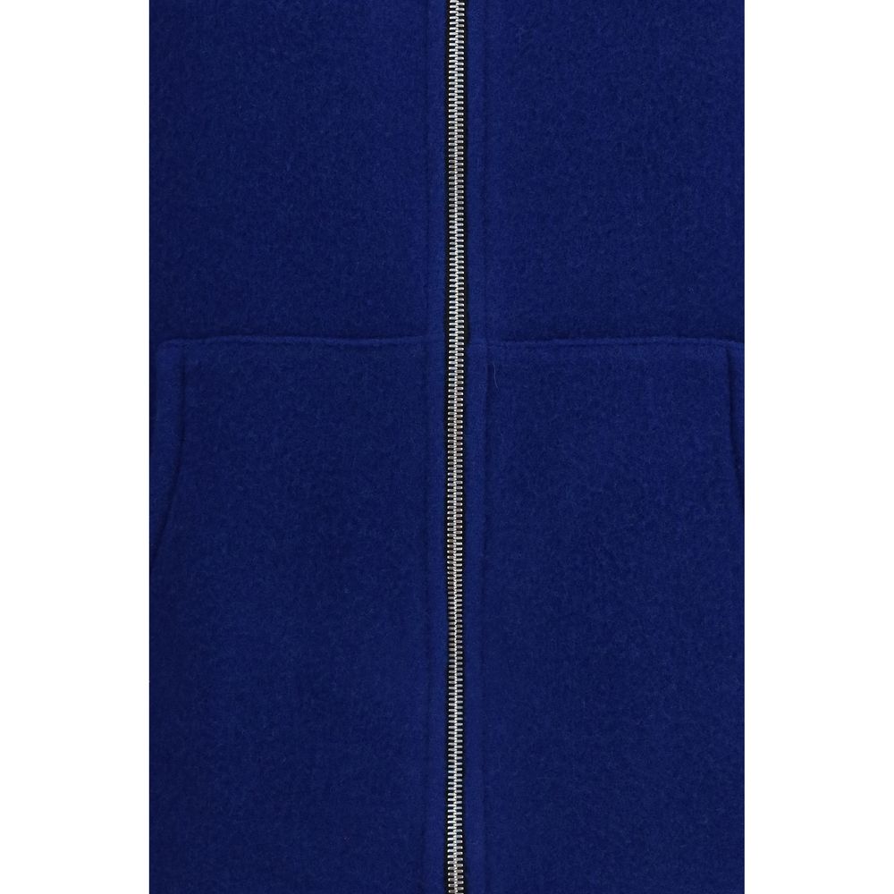 RIER Blaue Wolle Oves Aries Ärmellose Jacke