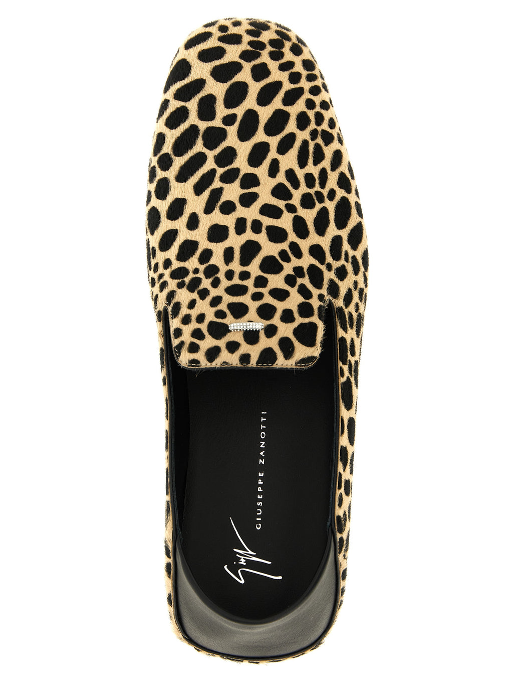 Giuseppe Zanotti Slip-on-Loafer aus mehrfarbigem Kalbsleder