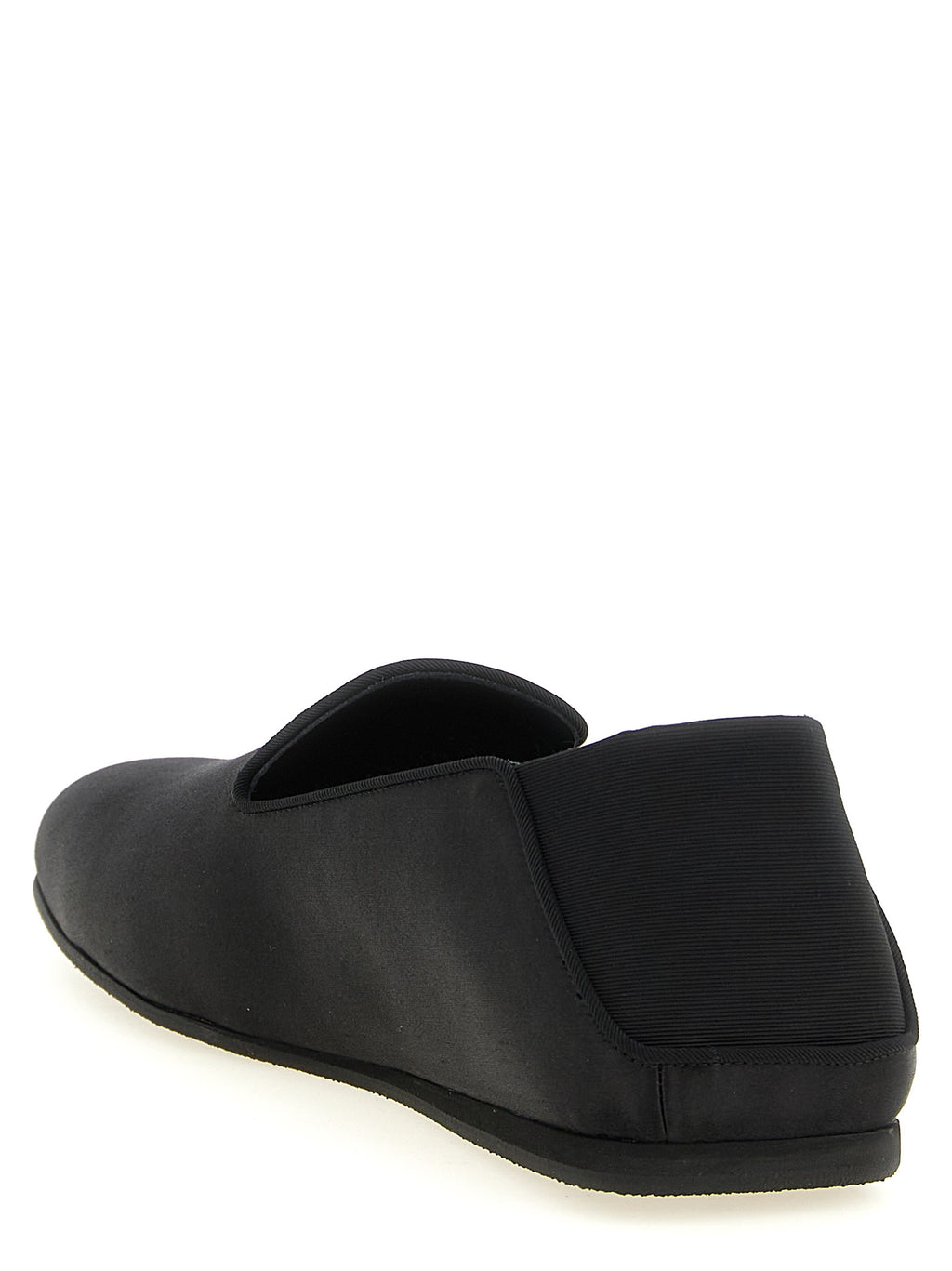 Giuseppe Zanotti Schwarze Viskose-Slipper