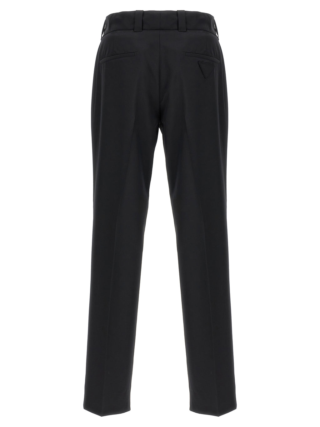 Prada Freizeithose aus schwarzer Schurwolle